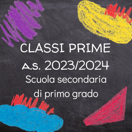 Classi prime secondaria
